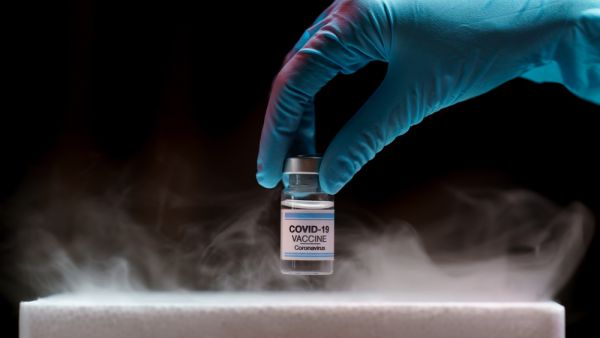 A new needle-free Covid vaccine that uses a jet of air to push it through the skin.