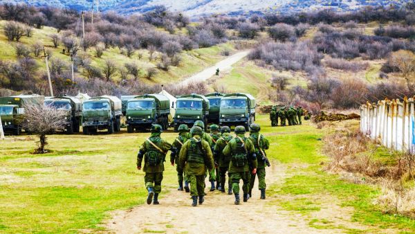 Russian troops
