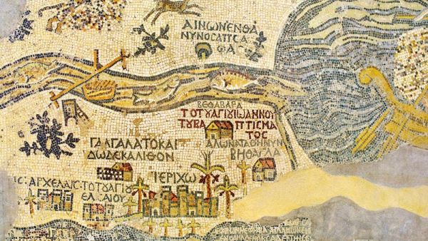 An old map of Madaba