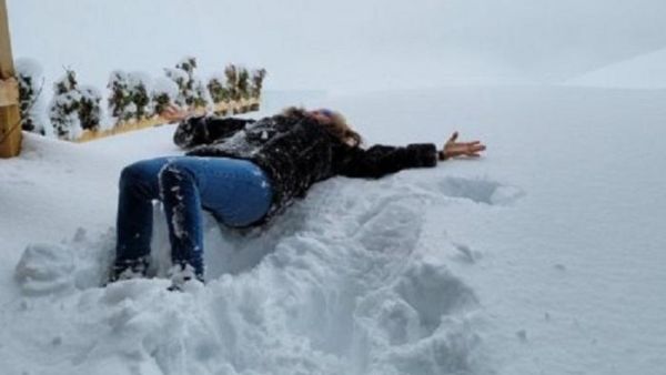  تراكم الثلوج على الجبال والمرتفعات