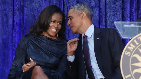 ميشيل أوباما وباراك أوباما