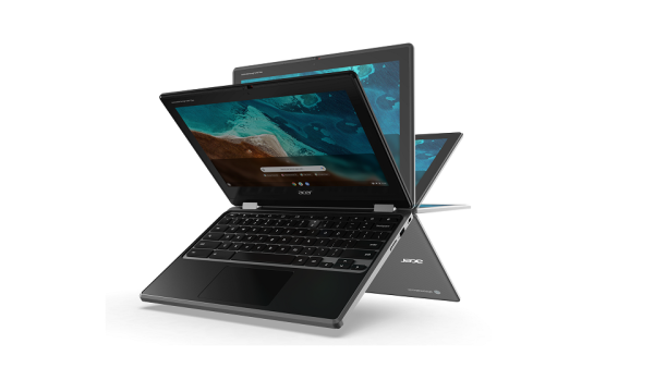 أربعة حواسيب Acer Chromebook جديدة مزودة بمجموعة من مميزات المتانة ومراعاة البيئة، بما في ذلك تصنيف MIL-STD 810H ولوحات مفاتيح مثبتة ميكانيكياً ولوحات لمس OceanGlass™ مع مكونات من البلاستيك المعاد تدويره بعد الاستخدام آيسر تدعم التعليم من خلال إطلاق أربعة حواسيب Chromebook متينة جديدة