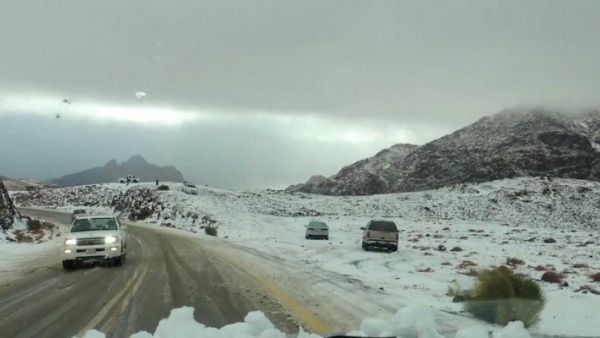 ثلوج في السعودية