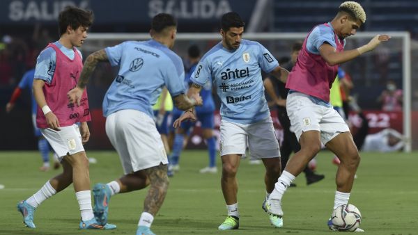 جانب من تدريبات أوروغواي الاستعدادية لمواجهة فنزويلا