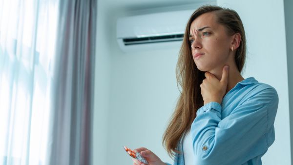 التخلص من التهاب الحلق بسرعة