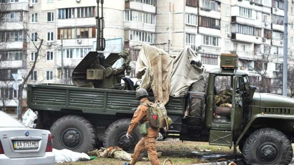 جيش أوكرانيا يصد هجوم روسي في شارع رئيسي في كييف