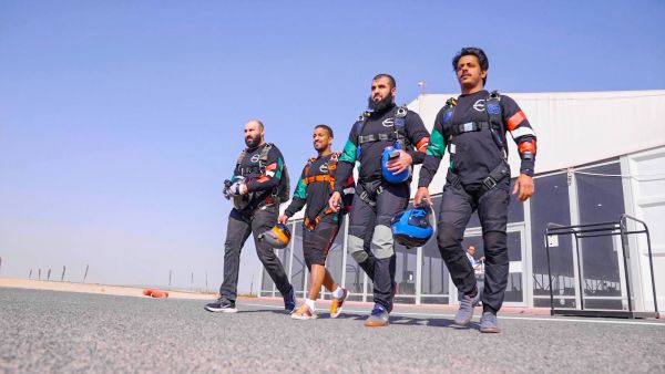 Nissan Al Babtain Sponsors Largest Flag Flown While Skydiving In Kuwait