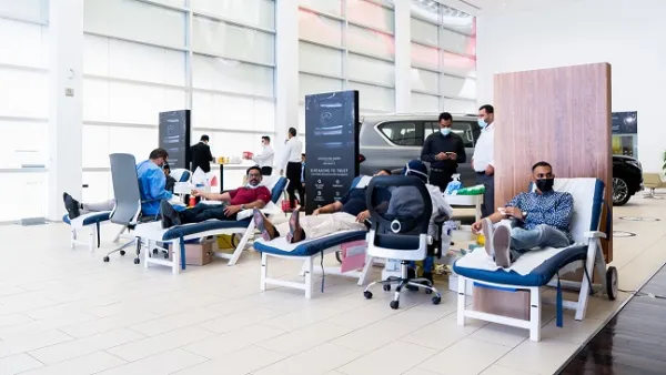 إنفينيتي من العربية للسيارات تنظم حملة ناجحة للتبرع بالدم 