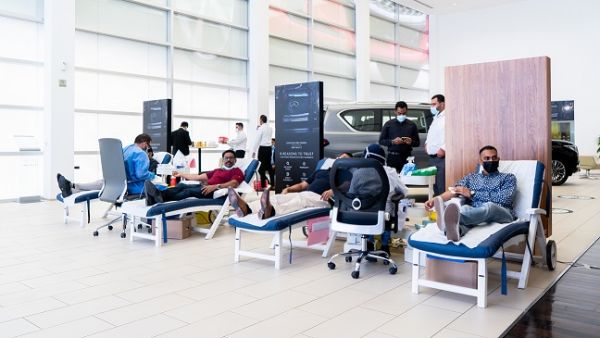 إنفينيتي من العربية للسيارات تنظم حملة ناجحة للتبرع بالدم 