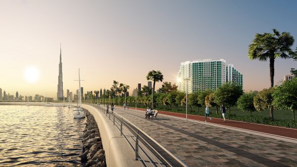 يقع المشروع في مدينة دبي الطبية الغنية بالمناظر الطبيعية الخلابة، كما تم التخطيط لها بعناية لتكون وجهة الخدمات الصيحة الأبرز في الإمارة، مع سهولة الوصول المباشر إلى شارع الخيل. عزيزي تستحدث تصميماً داخلياً مبتكراً لمشروعها "كريك فيوز 2"
