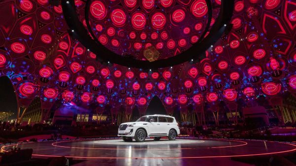 Nissan Patrol 70th Anniversary at Al Wasl Plaza. Nissan Renews Commitment To Sustainable Mobility At Expo 2020 Dubai