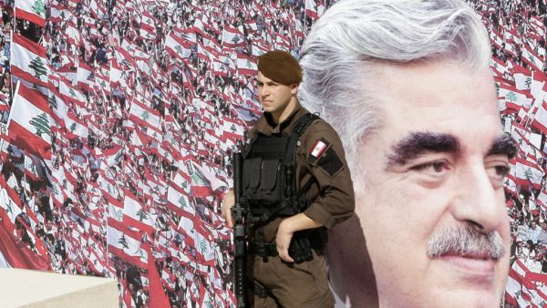 Lebanese prime minister Rafik Hariri
