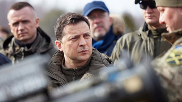 الرئيس الأوكراني فولوديمير زيلينسكي