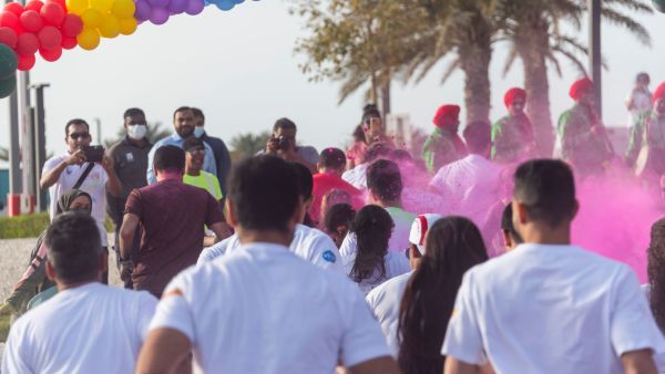 During the event Marassi Al Bahrain Concluded Its “March to Marassi” Campaign With a Beach Color Festival