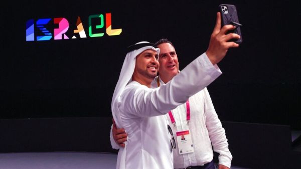 At the Israeli Pavilion in The UAE 