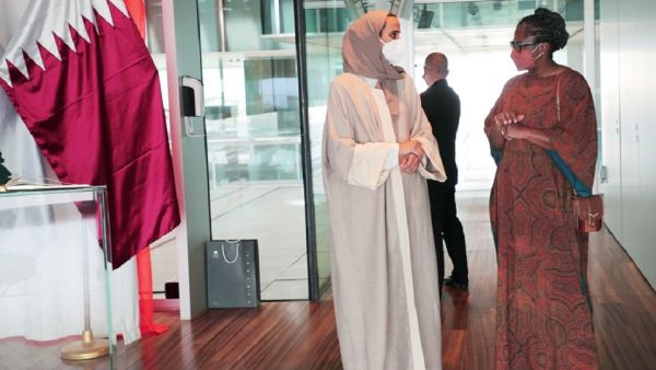 السيدة الأولى لجمهورية ناميبيا تزور مؤسسة قطر