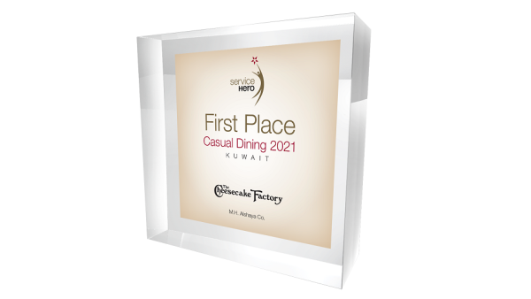 Service Hero is an independent consumer-powered assessment company focusing on service quality. The Cheesecake Factory Wins Top Customer Service Award for Third Year in a Row