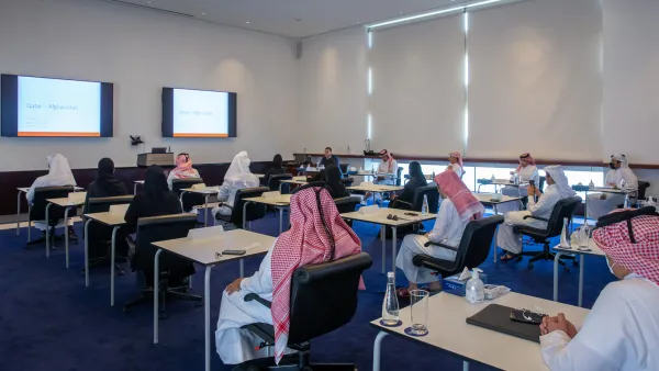 Qatari Diplomats in Georgetown Degree Program Gain Insights Through Dialogue at QF