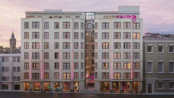 Moxy Istanbul Beyoglu is expected to open in 2024 following a complete restoration of the historical Afrikahan building   