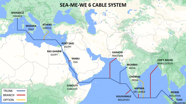 The state-of-the-art system supports Saudi Arabia’s demands of digital transformation, innovation, and digital economy growth Mobily Joins Sea-me-We-6 Consortium To Build a New Submarine Cable System Connecting Southeast Asia, the Middle East, and Western Europe