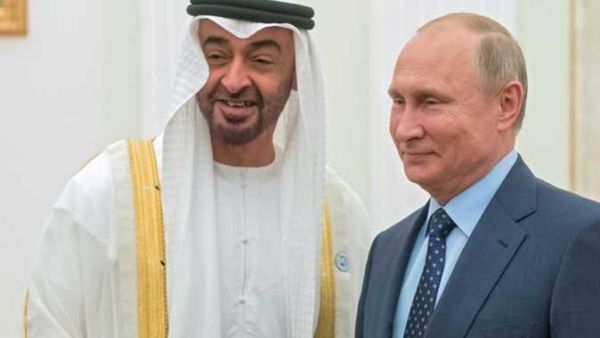فلاديمير بوتين وولي عهد أبو ظبي