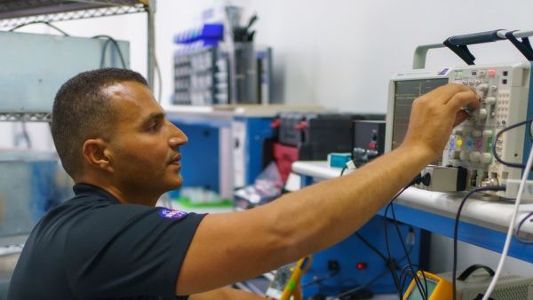 Loay Elbasyouni is from the Gaza Strip