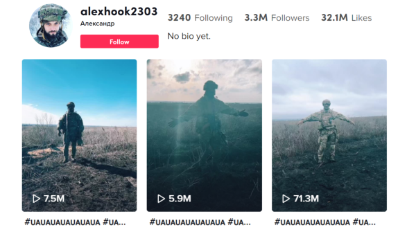 Ukrainian father on tiktok