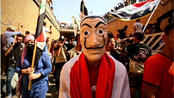 Iraqi protestors 