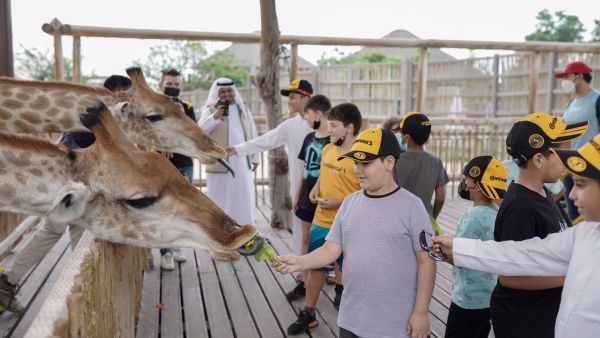 During the event Continental and Emirates Red Crescent Collaborate To Invite Children to the Dubai Safari Park for a Memorable Ramadan Experience