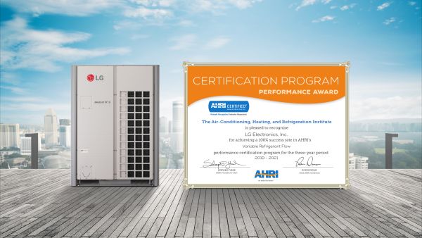 LG Receives Ahri Performance Award For Fifth Consecutive Year 