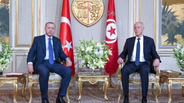  رجب طيب أردوغان وقيس سعيد