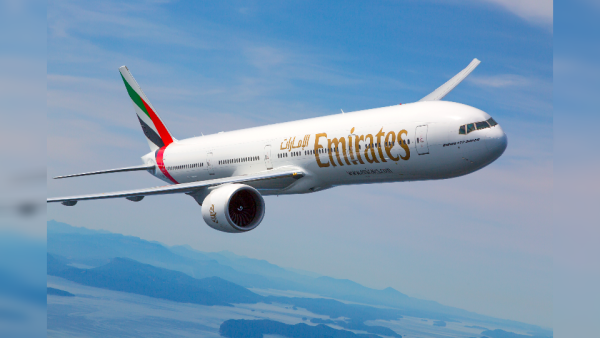 Emirates Boeing 777-300ER photographed on August 17, 2015 from Wolfe Air Aviation's Lear 25B. Emirates Ranks Among Top 100 Most Reputable Companies in 2022 Global RepTrak® 100
