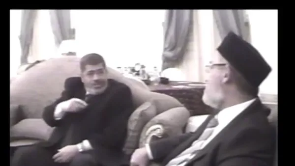 محمد مرسي ومحمد بديع