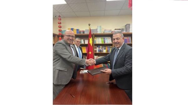 خلال الحدث اتفاق تعاون بين "أبوغزاله كونفوشيوس" و"جلاكسي للتدريب" لتعليم اللغة الصينية في فلسطين