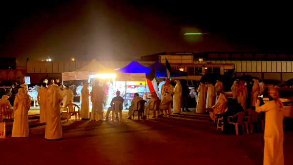 Bedoon hunger strike in kuwait