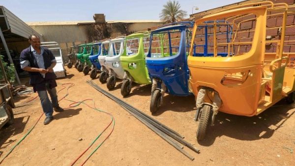 توك توك كهربائي.. منافس قوي في شوارع السودان