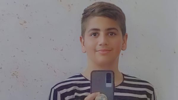 استشهاد  الطفل زيد محمد غنيم ابن 14 عام