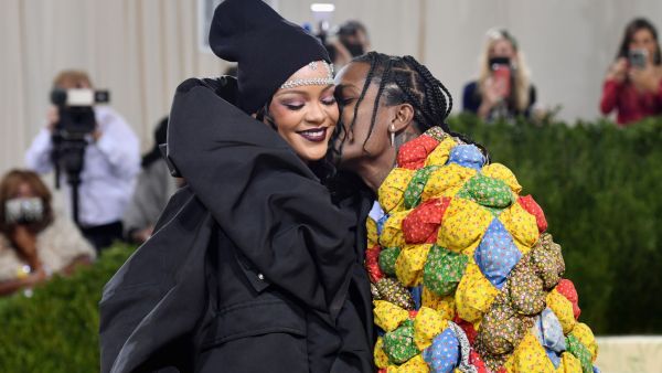 Superstar Rihanna and rapper A$AP Rocky have reportedly welcomed a baby boy, according to pop industry news website TMZ. (Photo by ANGELA WEISS / AFP) 