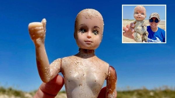 انتشار دمى مرعبة مجهولة المصدر على ساحل أمريكي! (صور)
