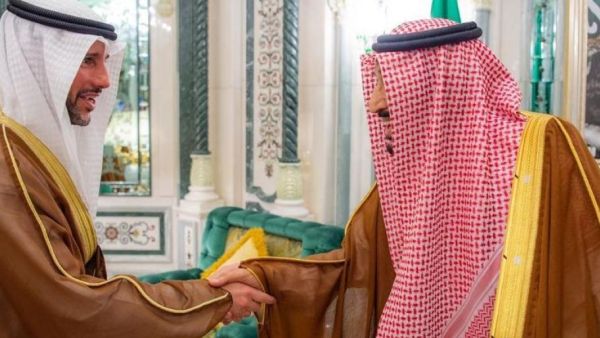  الملك سلمان، ومرزوق الغانم