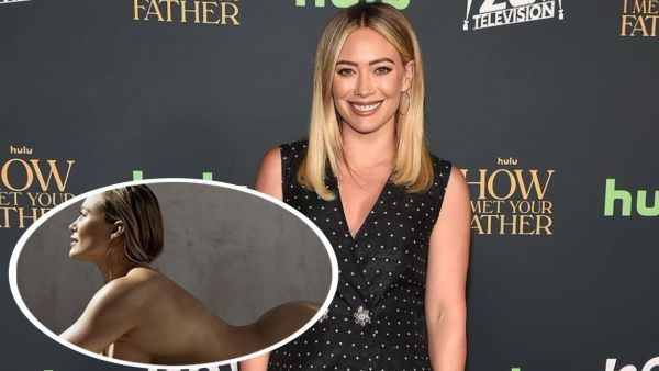 Actress Hilary Duff bared all
