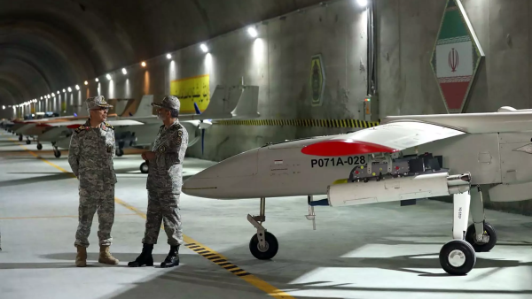 Iranian underground drone base 