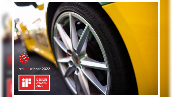Continental SportContact 7 Performance and Aesthetics in One Tyre: Continental SportContact 7 Wins Prestigious Design Awards