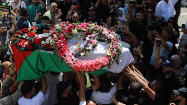 جنازة الصحفية شيرين أبو عاقلة