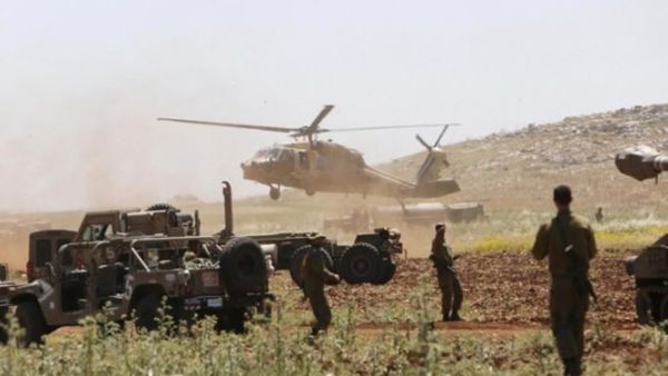 مناورات عسكرية للجيش الاسرائيلي