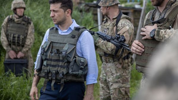 الرئيس الأوكراني، فولوديمير زيلينسكي