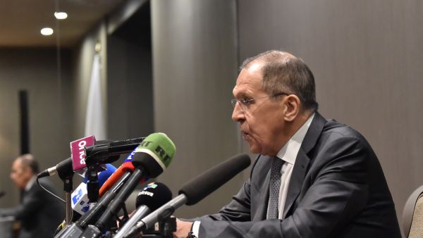 Russian Foreign Minister Sergei Lavrov
