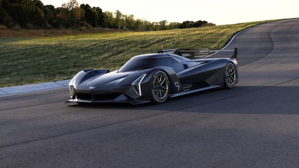 Cadillac GTP Hypercar front headlight. Cadillac Reveals Project GTP Hypercar