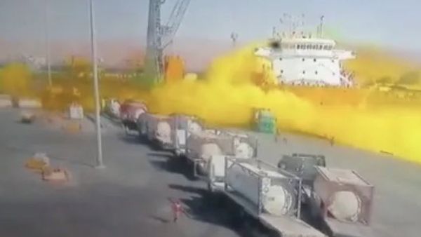 toxic gas leak incident at the Aqaba Port