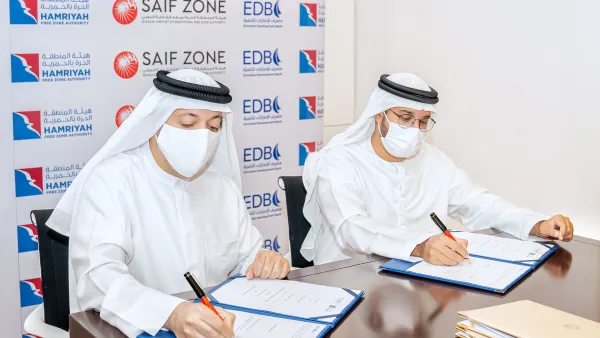 Emirates Development Bank Signs Mou with Hamriyah Free Zone and Sharjah Airport International Free Zone to Enhance Bankability of Startups and SMEs